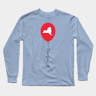 New York State Balloon Long Sleeve T-Shirt